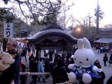 ミッフィー初詣風景