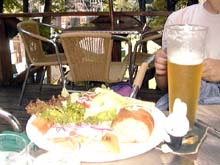 もえぎの村でビール