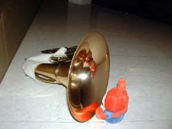 ホルンのぞきミッフィー