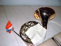 ホルン吹きミッフィー