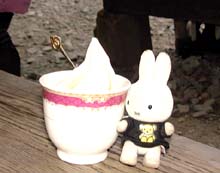 徳沢園のソフトクリーム