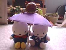 かたつむりon傘